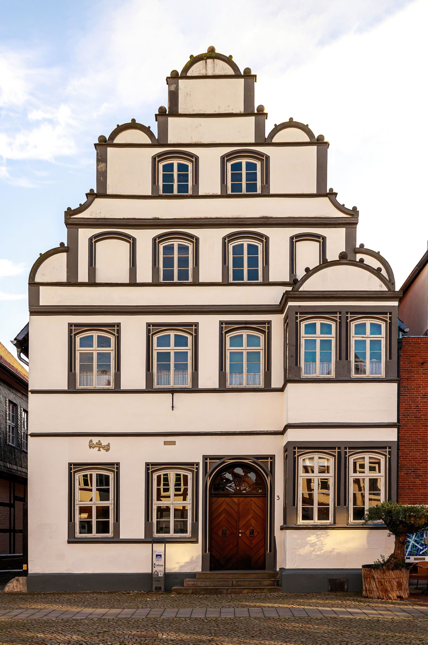 Giebel des Kavalierhauses in Gifhorn